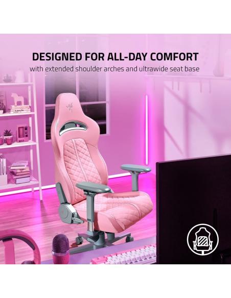 Razer Enki Quartz Silla Gaming Rosa