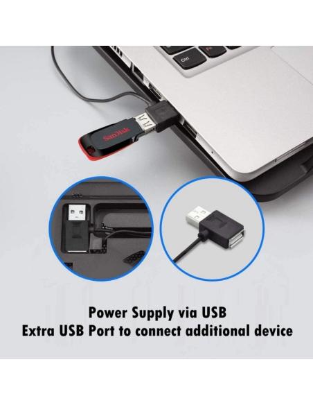 Ewent EW1250 Base de Refrigeración para Portátil hasta 16" 1000 RPM