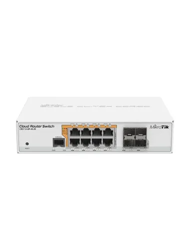 MikroTik CRS112-8P-4S-IN Switch 8 Puertos Gigabit + 2 SFP