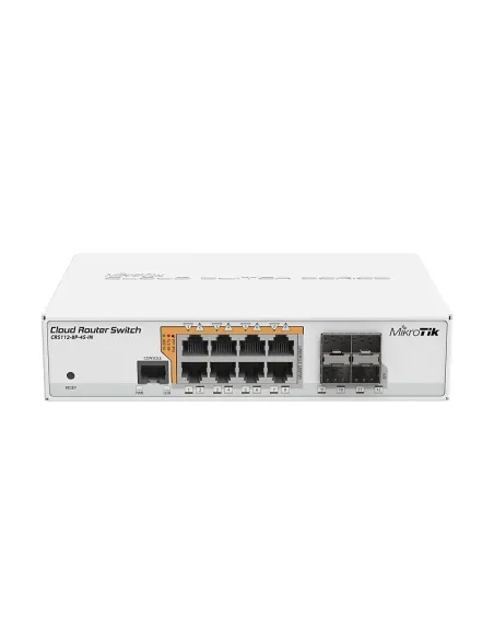 MikroTik CRS112-8P-4S-IN Switch 8 Puertos Gigabit + 2 SFP