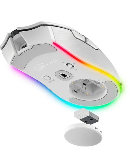 Razer Cobra Pro Ratón Gaming Inalámbrico RGB 30000DPI Blanco