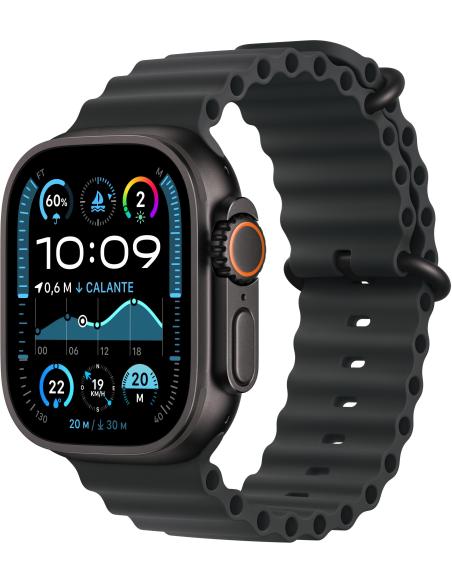Apple Watch Ultra 2 GPS + Cellular 49mm Caja Negra Titanio con Correa Ocean Band Negra