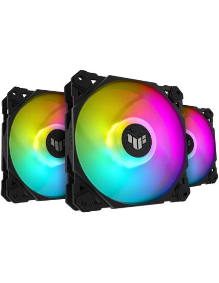 Asus TUF Gaming TF120 ARGB Kit de 3 Ventiladores con Control de Aire 120mm Negro