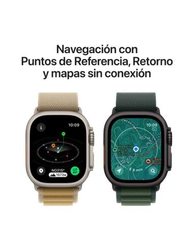 Apple Watch Ultra 2 GPS + Cellular 49mm Caja Negra Titanio con Correa Ocean Band Negra
