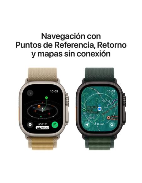 Apple Watch Ultra 2 GPS + Cellular 49mm Caja Negra Titanio con Correa Ocean Band Negra