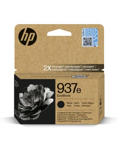 Hp EvoMore 937E 4S6W9NE Cartucho de Tinta Original Negra