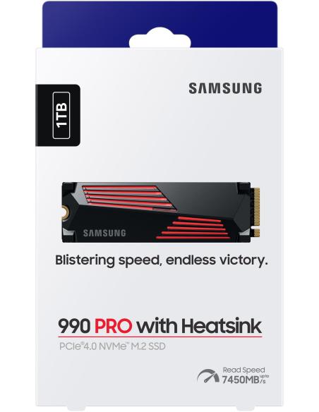 Samsung 990 Pro 1TB Disco SSD 7450MB/S NVMe PCIe 4.0 M.2 Gen4