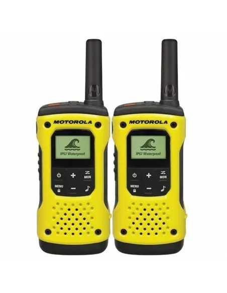 Motorola TLKR T92 H2O Pack 2 Walkie Talkie Negro Amarillo