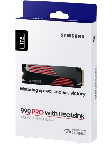 Samsung 990 Pro 1TB Disco SSD 7450MB/S NVMe PCIe 4.0 M.2 Gen4