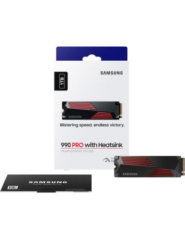 Samsung 990 Pro 1TB Disco SSD 7450MB/S NVMe PCIe 4.0 M.2 Gen4