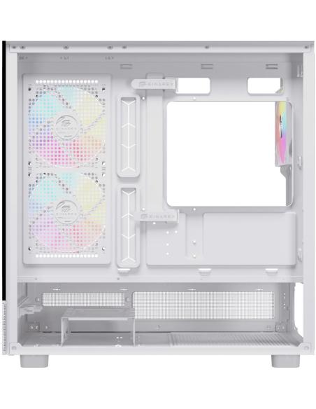 Einarex Prisma S500 Core RGB White Midi Tower Cristal Templado USB 3.0 Blanco