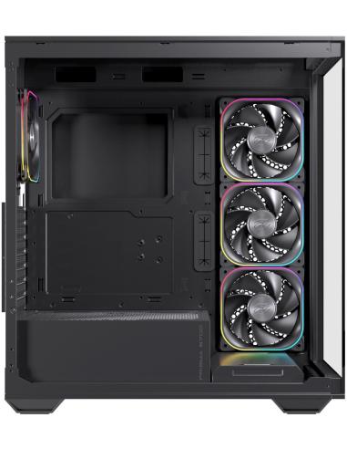 Einarex Prisma S700 Core RGB Black Midi Tower Cristal Templado USB 3.2 Negro