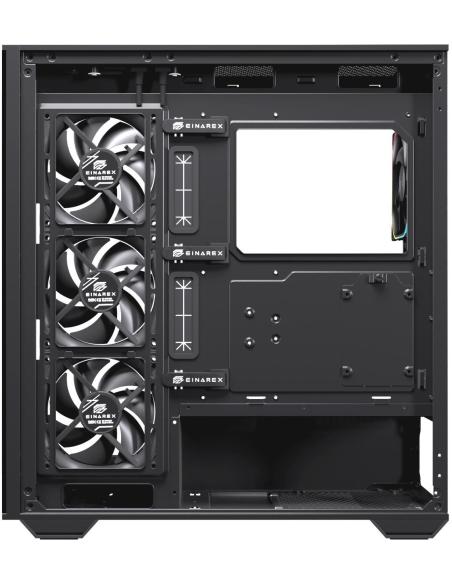 Einarex Prisma S700 Core RGB Black Midi Tower Cristal Templado USB 3.2 Negro