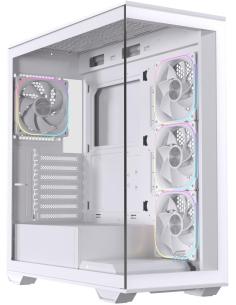 Einarex Prisma S700 Core RGB White Midi Tower Cristal Templado USB 3.2 Blanco-CAJA61381