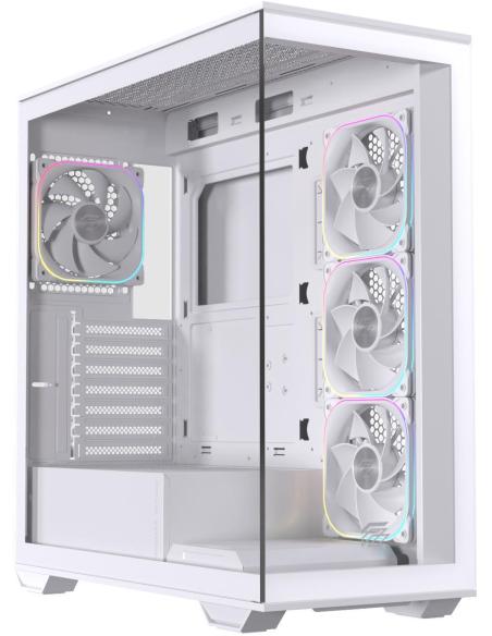 Einarex Prisma S700 Core RGB White Midi Tower Cristal Templado USB 3.2 Blanco