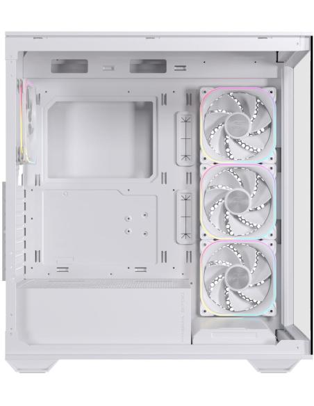 Einarex Prisma S700 Core RGB White Midi Tower Cristal Templado USB 3.2 Blanco