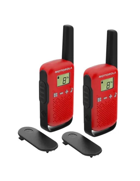 Motorola TLKR T42 Pack 2 Walkie Talkie Rojos