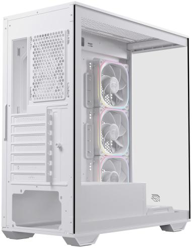 Einarex Prisma S700 Core RGB White Midi Tower Cristal Templado USB 3.2 Blanco