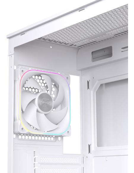 Einarex Prisma S700 Core RGB White Midi Tower Cristal Templado USB 3.2 Blanco