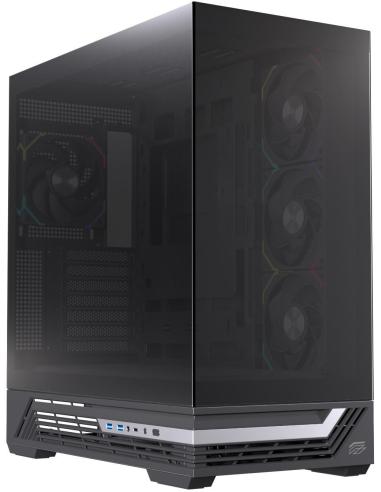Einarex Prisma S800 Core RGB Black Midi Tower Cristal Templado USB 3.2 Negro