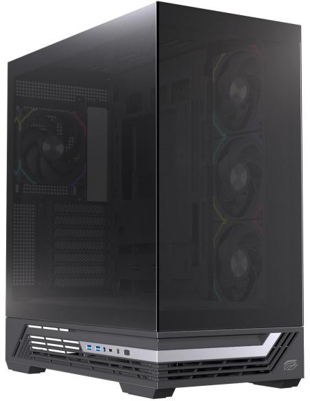 Einarex Prisma S800 Core RGB Black Midi Tower Cristal Templado USB 3.2 Negro