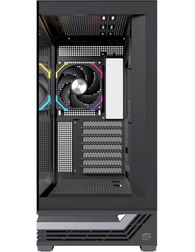 Einarex Prisma S800 Core RGB Black Midi Tower Cristal Templado USB 3.2 Negro