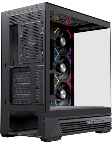 Einarex Prisma S800 Core RGB Black Midi Tower Cristal Templado USB 3.2 Negro