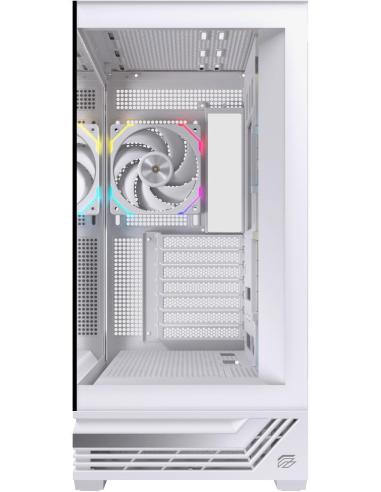 Einarex Prisma S800 Core RGB White Midi Tower Cristal Templado USB 3.2 Blanco
