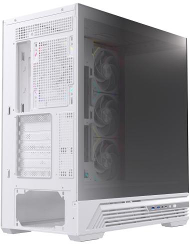 Einarex Prisma S800 Core RGB White Midi Tower Cristal Templado USB 3.2 Blanco