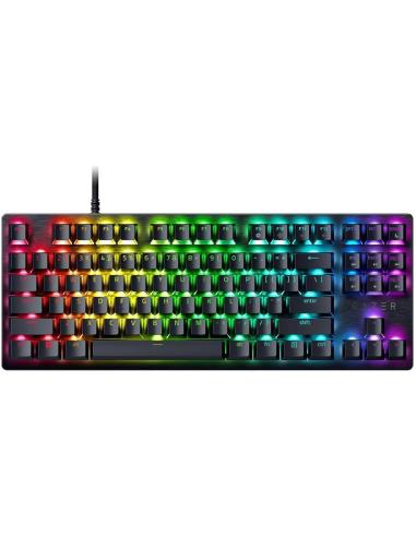Razer Huntsman V3 X Tenkeyless Teclado Opto-Mecánico Gaming RGB Razer Box Purple Negro