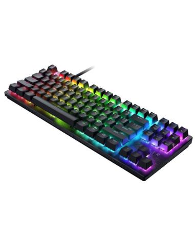 Razer Huntsman V3 X Tenkeyless Teclado Opto-Mecánico Gaming RGB Razer Box Purple Negro