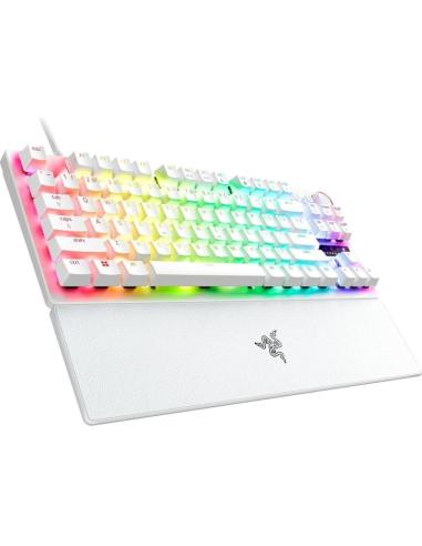 Razer Huntsman V3 Pro TKL Teclado Mecánico Gaming Switch Analog Optical Gen2 Blanco Layout USA