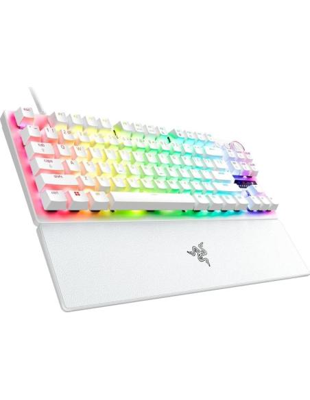 Razer Huntsman V3 Pro TKL Teclado Mecánico Gaming Switch Analog Optical Gen2 Blanco Layout USA