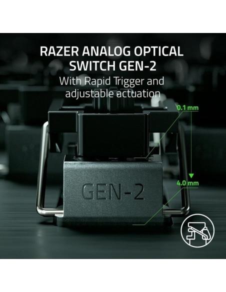 Razer Huntsman V3 Pro TKL Teclado Mecánico Gaming Switch Analog Optical Gen2 Blanco Layout USA