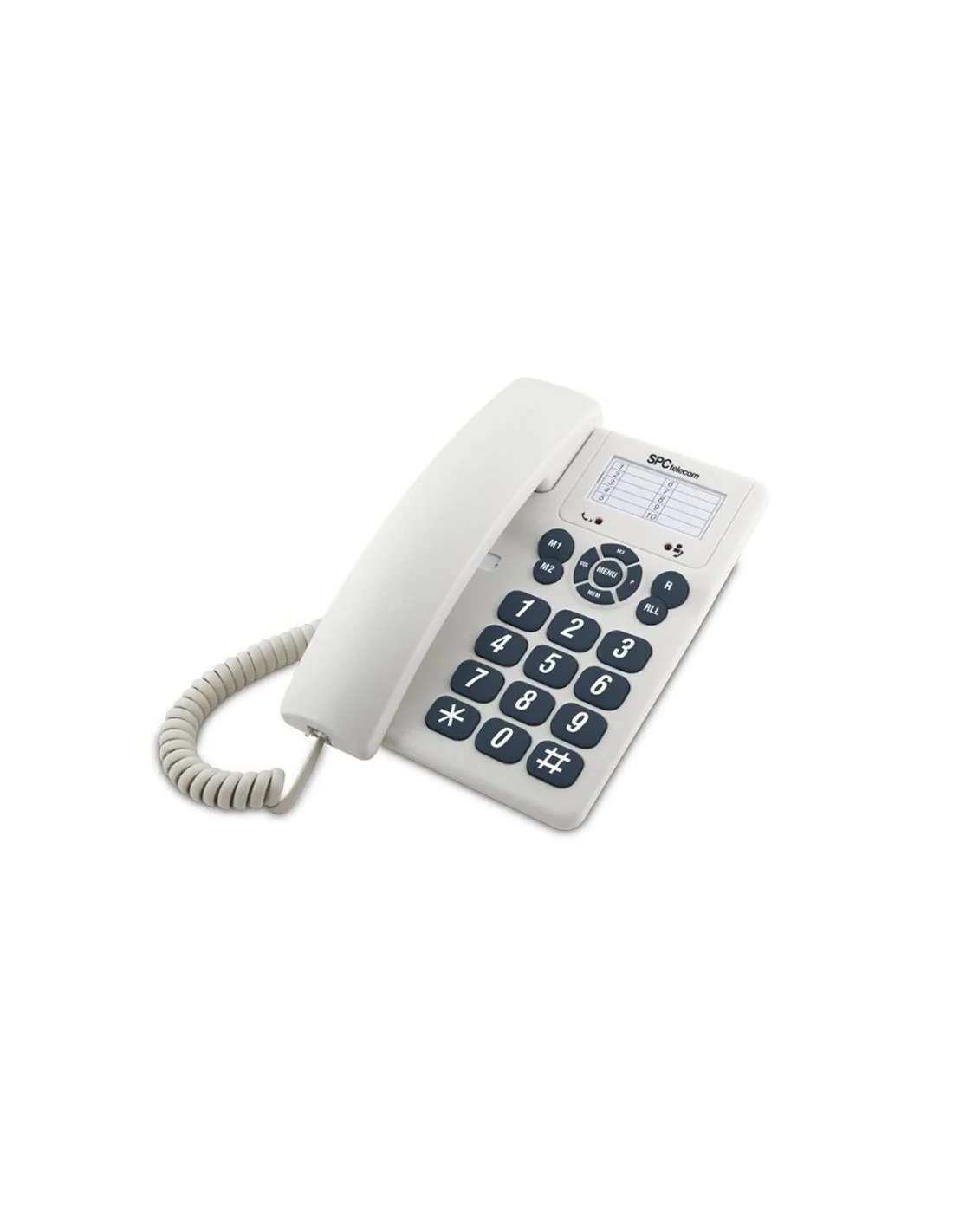 SPC 3602B Telefono ORIGINAL 3M ML LCD Blanco