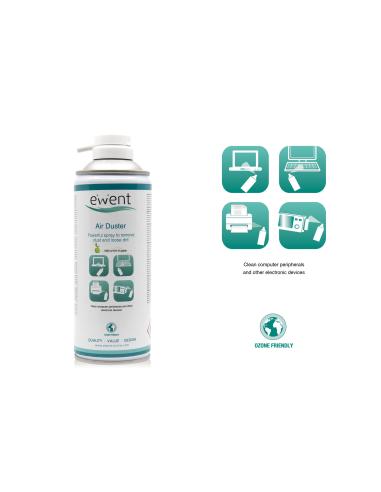 Ewent EW5606 Spray de Aire Comprimido Manzana 400 ml