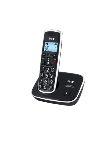 SPC 7608N Telefono DECT CONFORT KAISER Negro