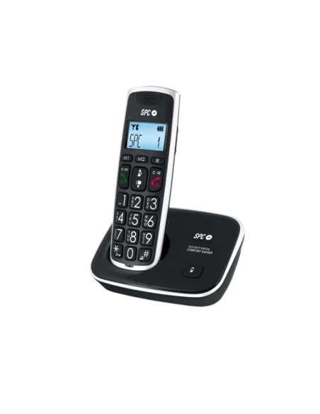 SPC 7608N Telefono DECT CONFORT KAISER Negro
