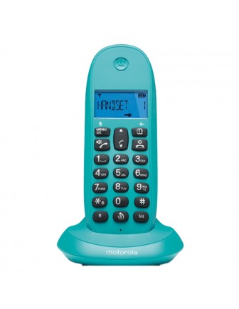 Teléfonos Fijos Inalámbricos y de Sobremesa - motorola C1001LB+ Turquesa / Teléfono  fijo inalámbrico MOTOROLA, Azul