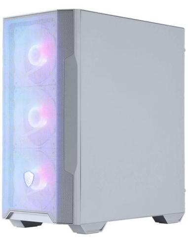 MSI MAG FORGE M100R Semi Torre mATX Cristal Templado USB 3.2 ARGB Blanca