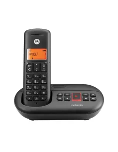 Motorola E211 Teléfono Inalámbrico Negro con Contestador-NTETIN0128