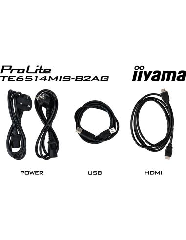 iiyama ProLite TE6514MIS-B2AG 65" Pantalla Interactiva VA 4K Ultra HD Negro