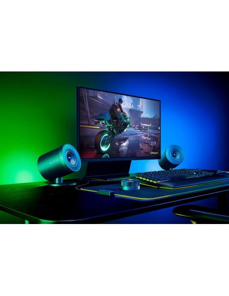 Razer Nommo V2 Pro Altavoces Gaming de Rango Completo 2.1 con Subwoofer Inalámbrico Bluetooth/USB