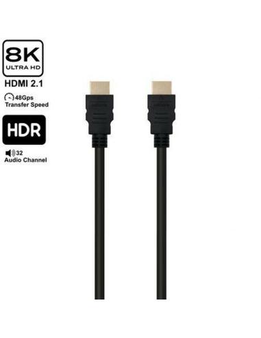 EWENT EC1325 Cable HDMI v2.1 de Ultra Alta Velocidad Ethernet 8K 60HZ 10M