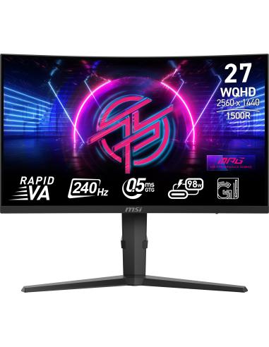 MSI MPG 275CQRXF 27" LED WQHD 240Hz USB-C Curva