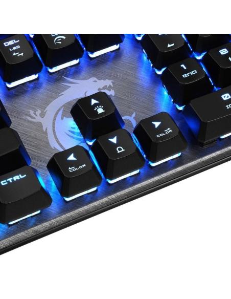 MSI Vigor GK50 Elite Teclado Mecánico Gaming Retroiluminado Switches Kailh Box White