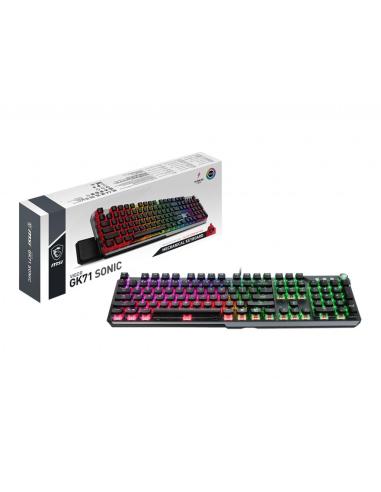 MSI Vigor GK71 Sonic Teclado Mecánico Gaming RGB Switch Red