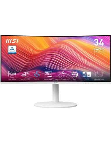 MSI Modern MD342CQPW 34" LED VA UltraWide QHD 120Hz Curva USB-C