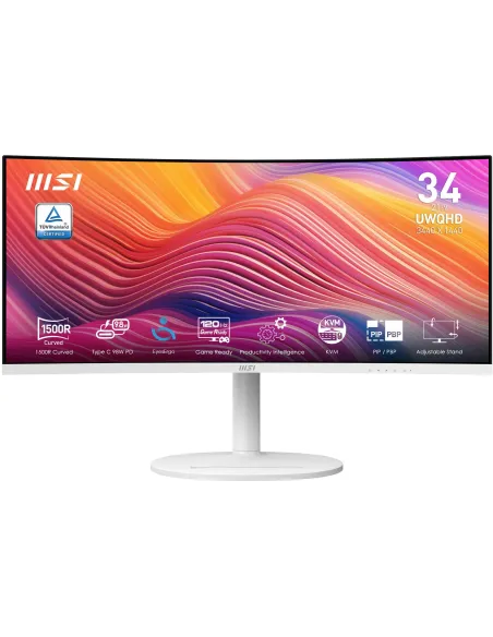 MSI Modern MD342CQPW 34" LED VA UltraWide QHD 120Hz Curva USB-C