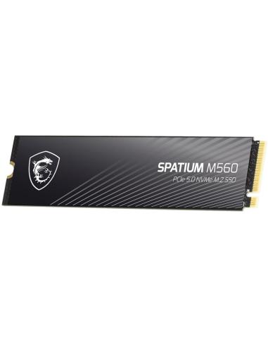 MSI SPATIUM M560 1TB Disco SSD 10200MB/s NVMe PCIe 5.0 M.2 Gen5 3D NAND
